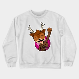 Ecstatica the Raver Reindeer Crewneck Sweatshirt